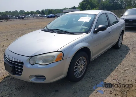 2004 Chrysler Sebring Lx z USA, uszkodzony, nr VIN 1C3EL46X24N217314